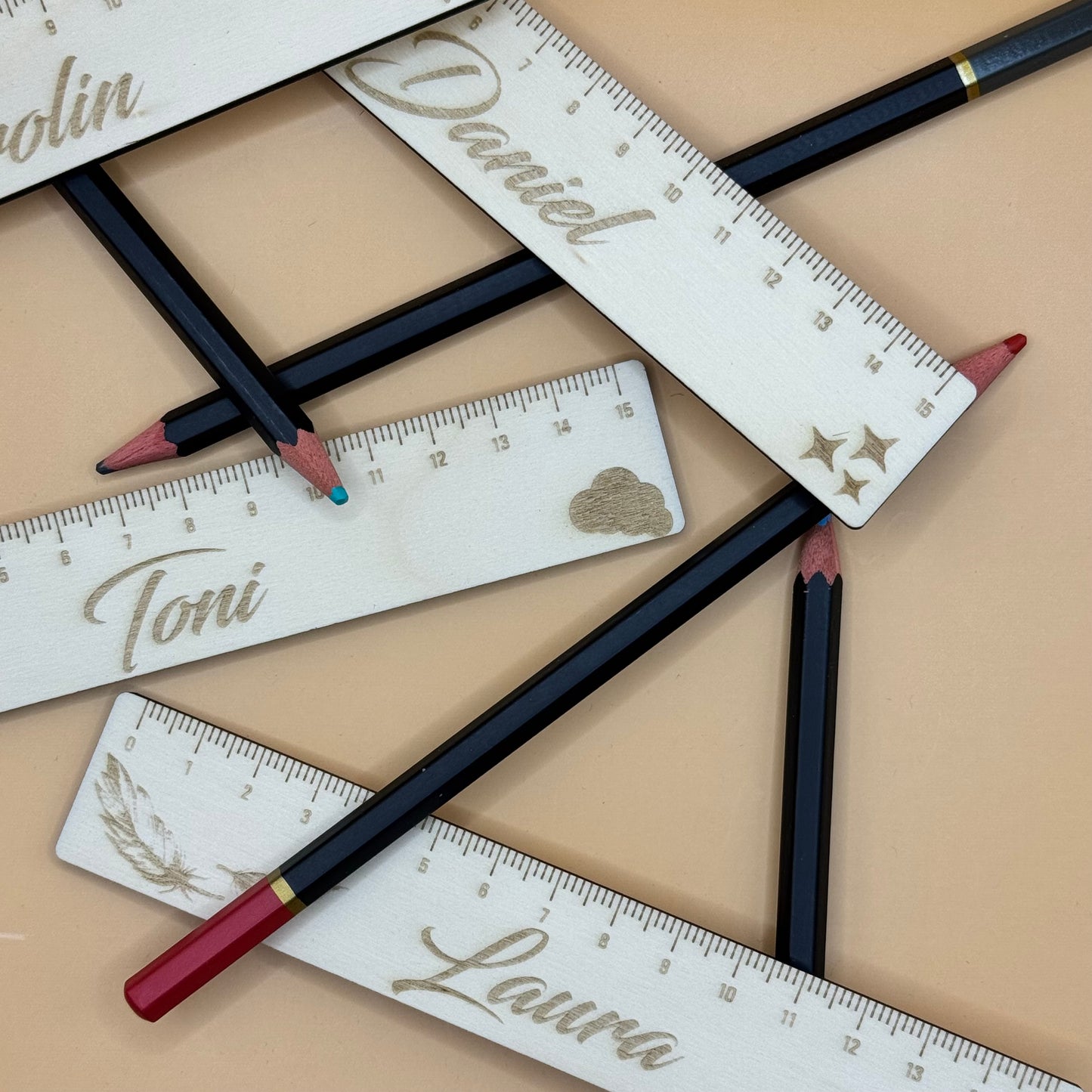 Personalisierbares Lineal - 15cm