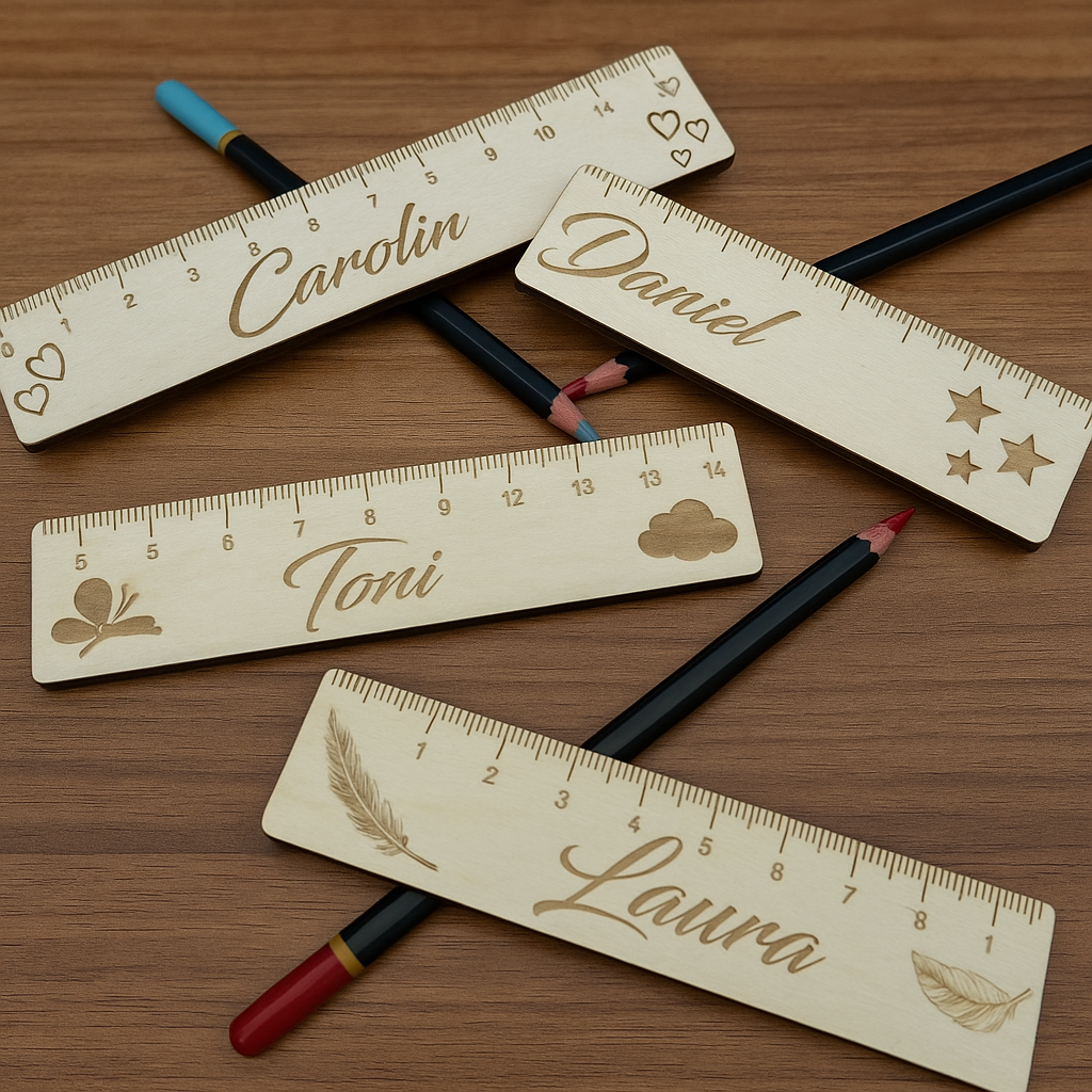 Personalisierbares Lineal - 15cm