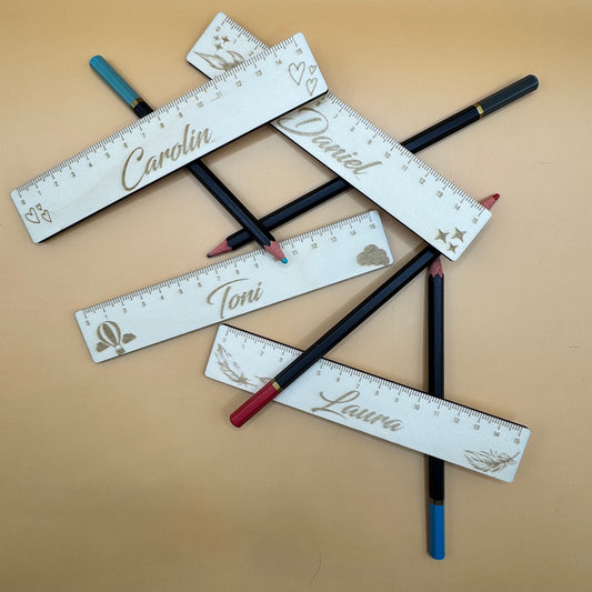 Personalisierbares Lineal - 15cm